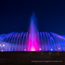 music fountain with led lights